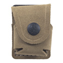 Super Wrangler DeSantis Wild Hog Cylinder Pouch - Tan & Suede