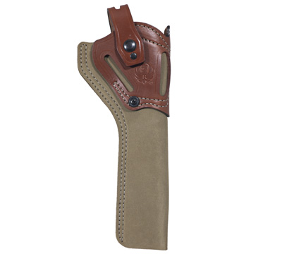 Wrangler & Single-Six DeSantis Wild Hog Belt Holster - Tan & Suede - 7.50