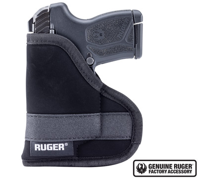 J&J Leather Pocket Holster For Ruger LCP 380 With Crimson Trace Laser – Formed Fit