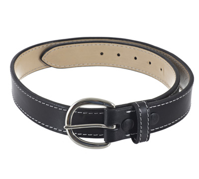 Ruger Triple K Black Leather Belt