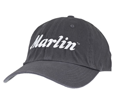 Marlin Charcoal Twill Cap