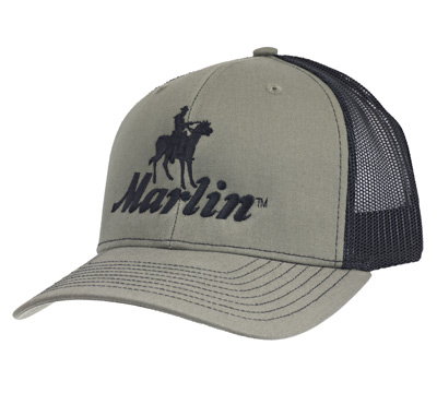 Marlin Loden and Black Trucker Cap